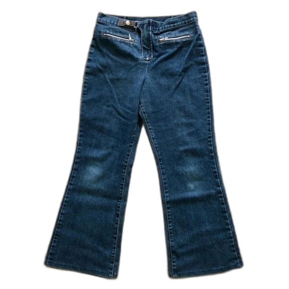 Vintage Y2K Riders by Lee Girls' Wide Leg Jeans Dark Wash Size 12.5